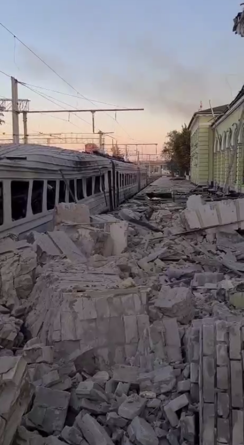 масований удар по Лозовій